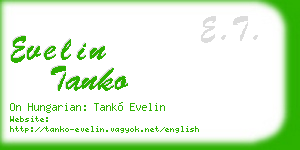 evelin tanko business card